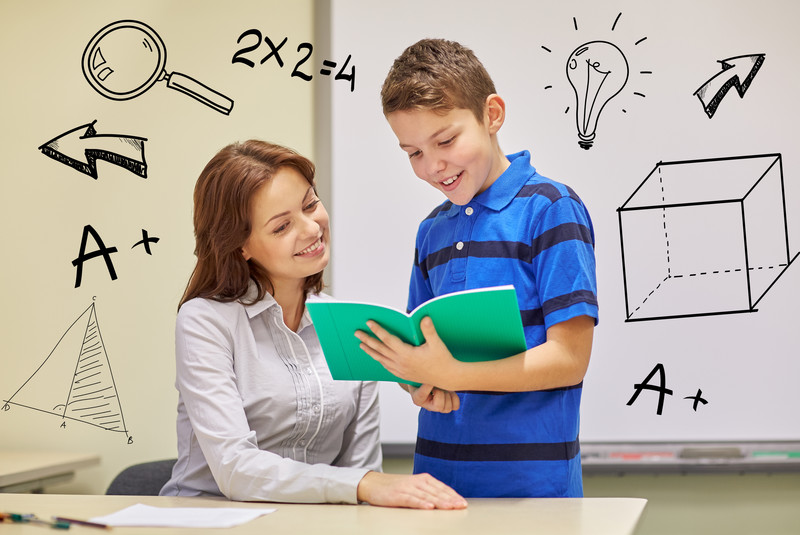 FREE Homeschool Math Activities Mom is teaching her son math for homeschool