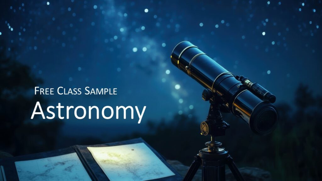 Astronomy Class Homeschool Science Class in Astronomy