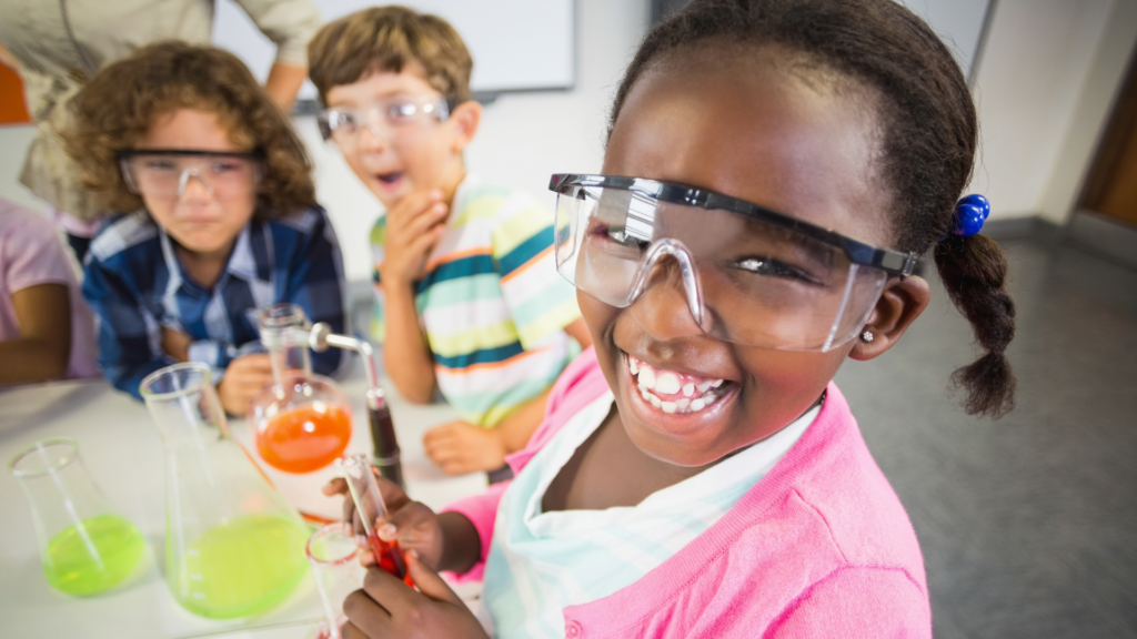 Hands-on Activities Hook their Curiosity & Solidify Concepts Kids are enjoying working on a science project