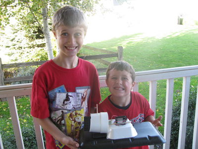 he kids created a demonstration of a hovercraft he kids created a demonstration of a hovercraft