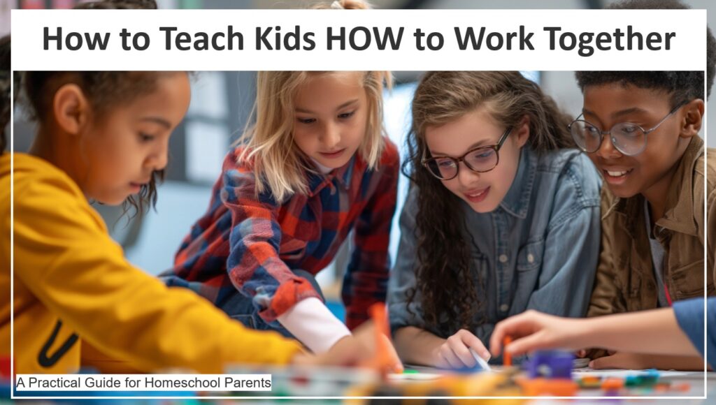 Kids work together as a team