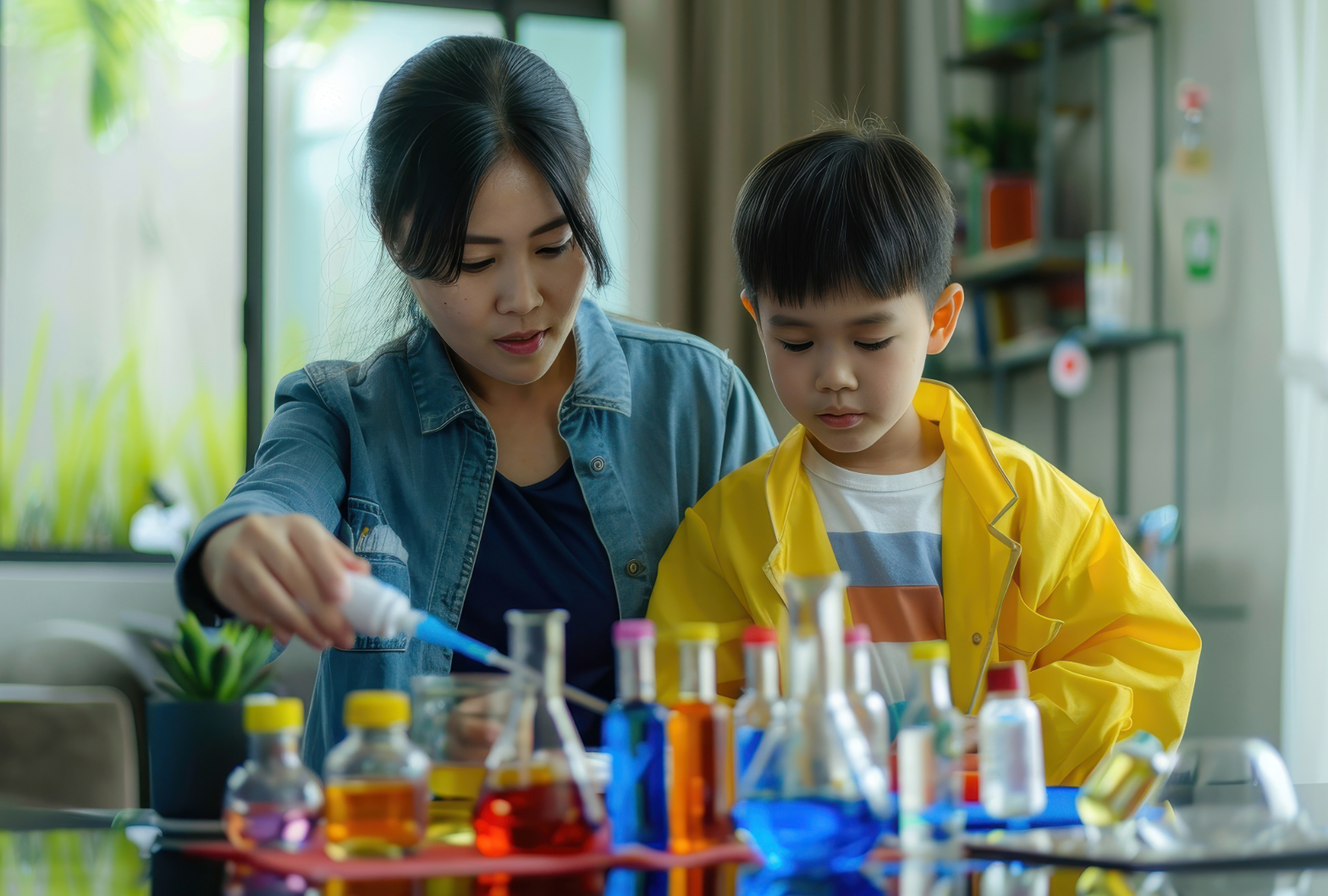 Modeling how to observe and ask questions are foundational skills in science. Homeschool science lesson